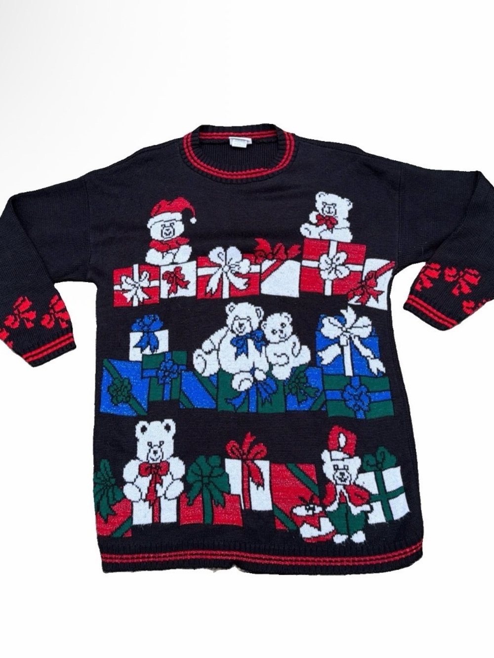 Vintage Christmas Sweater Medium Made USA